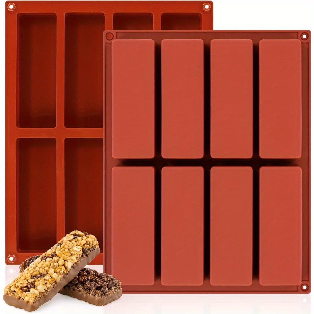 Protein Bar - 1pc 8캐비티 실리콘 그래놀라 바 몰드