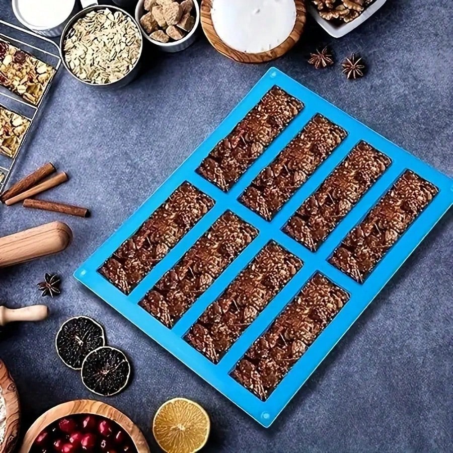 Protein Bar - 1pc 실리콘 그라놀라 바 몰드, 캔디
