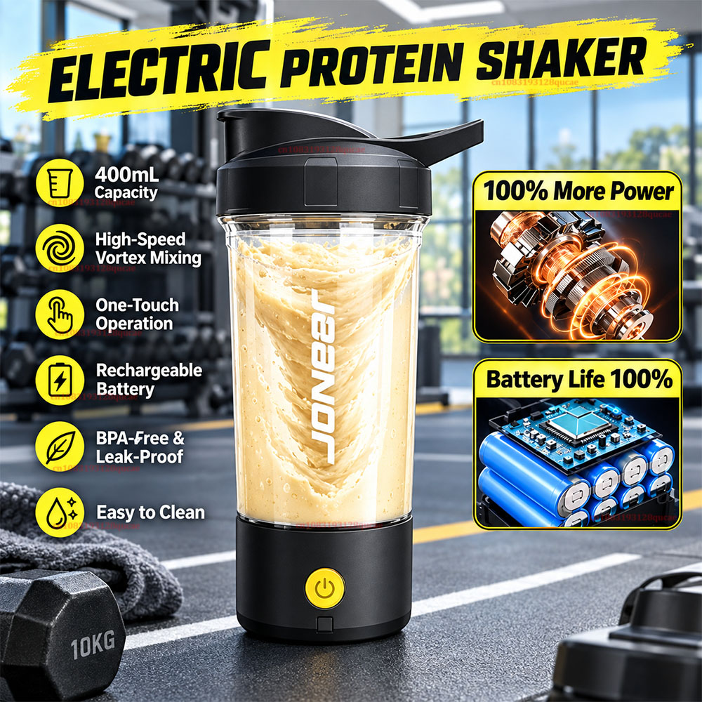 Protein Bar - 2026년형 신제품 전기식 단백질 쉐이커 병,