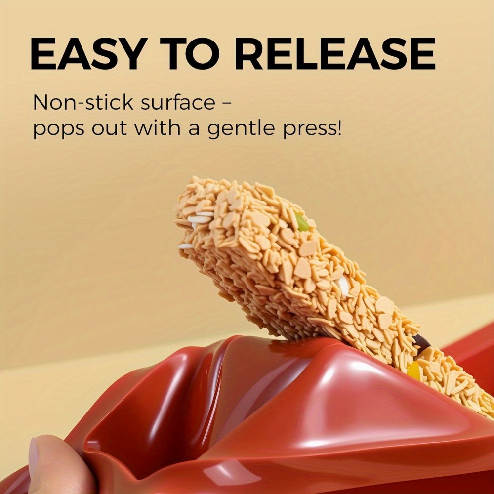 1pc 8캐비티 실리콘 그래놀라 바 몰드 - 에너지 바 - Protein Bar 리뷰 및 가격