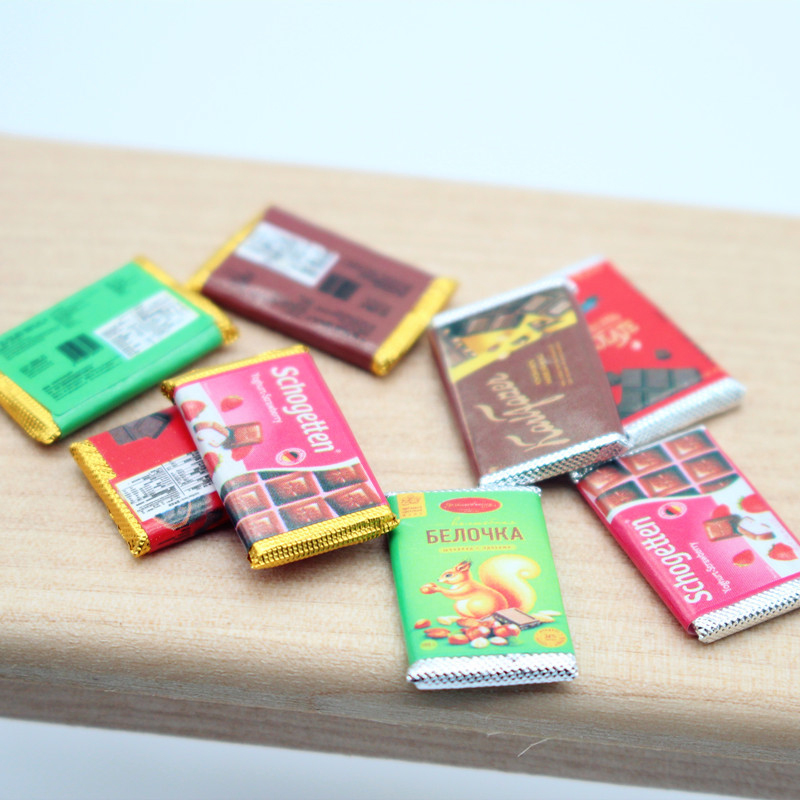 1/12 미니어처 인형 집 미니 초콜릿 바 모델, 인형 - Chocolate Snack 리뷰 및 가격