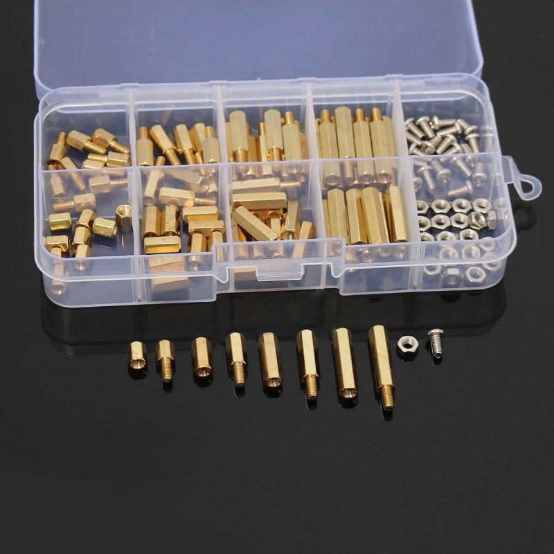 120pcs M3 남성 여성 황동 육각 열 스탠드 오프 - Nuts Mix 리뷰 및 가격