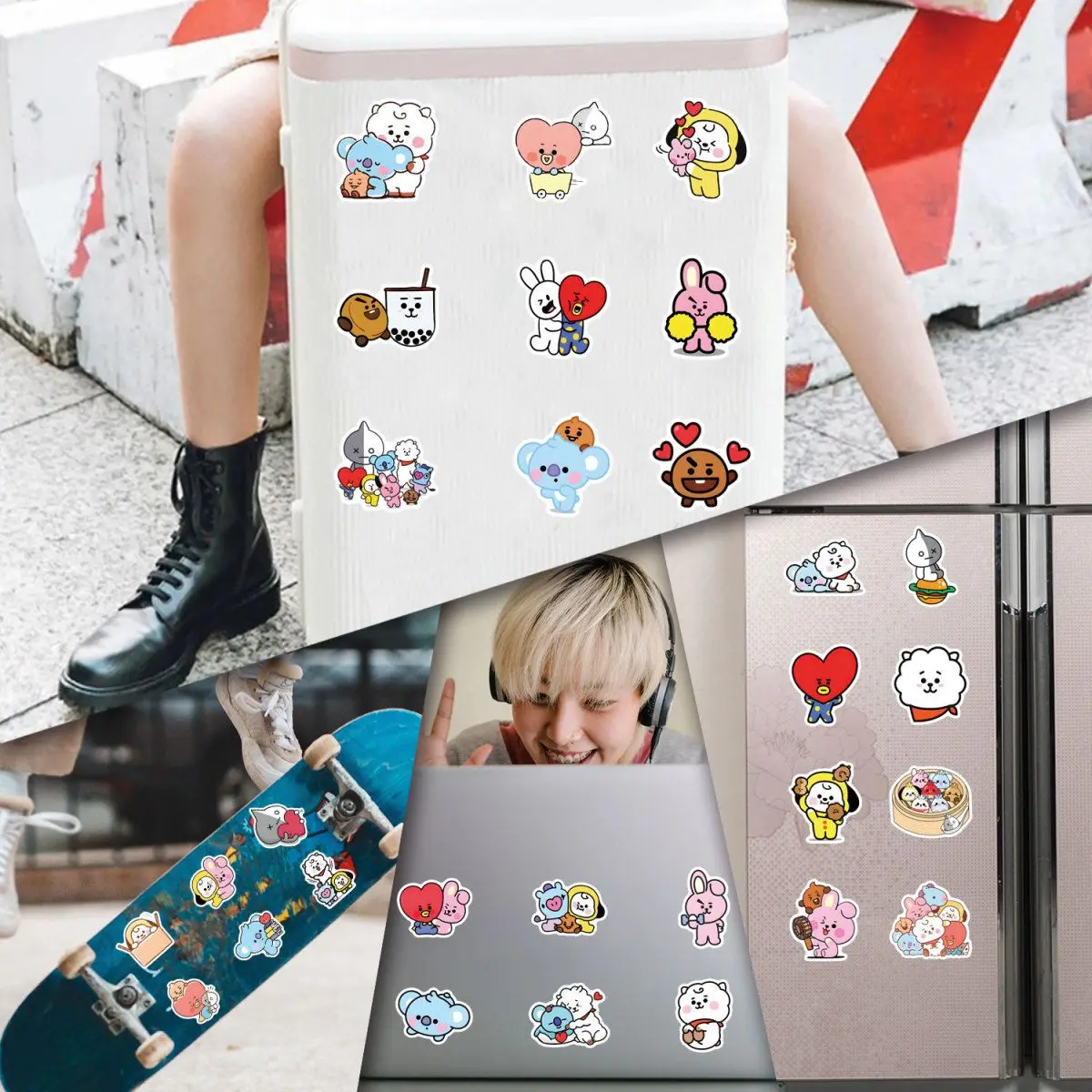 100/200PCS BT21 Chimmy Cooky k - Cookies Pack 리뷰 및 가격