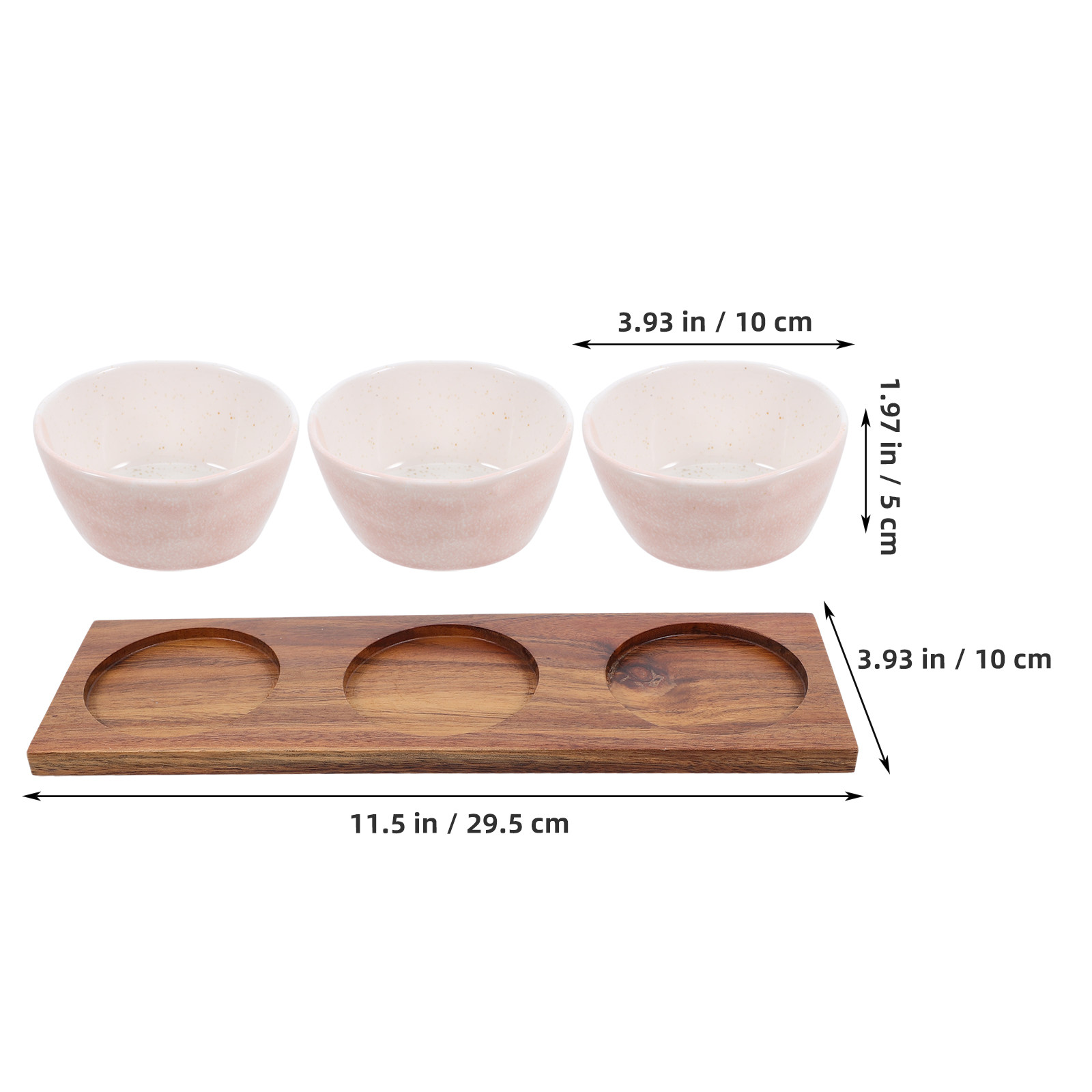 1세트 세라믹 스낵 볼, 나무 트레이, 장식용 서빙 접 - Dried Fruit 리뷰 및 가격