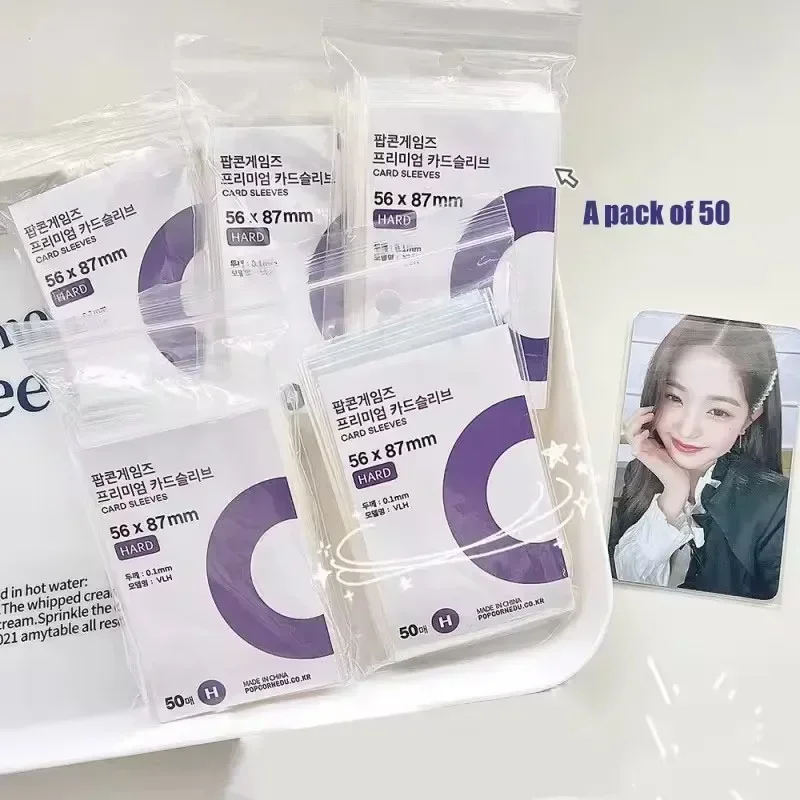 500개입 한국 카드 슬리브 HD 투명 Kpop 아이돌 - Popcorn 리뷰 및 가격