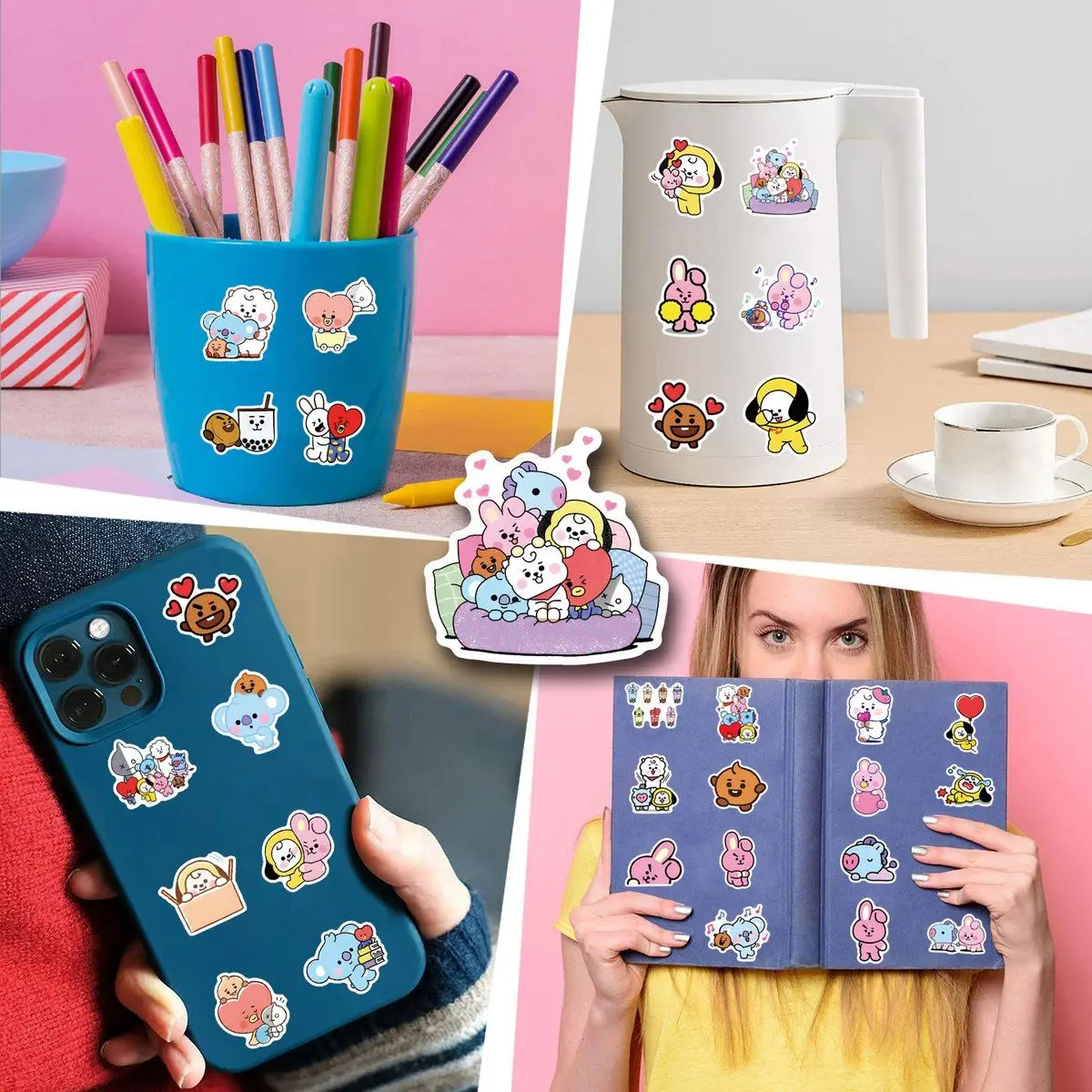 55/110개입 BT21 치미 쿠키 코야 RJ 슈키 망 - Cookies Pack 리뷰 및 가격